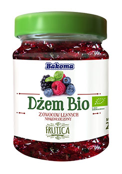 BIO Dżem z owoców leśnych niskosłodzony