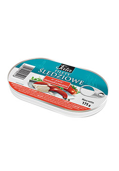 Filety śledziowe w sosie pomidorowym