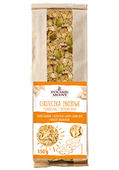 Ciasteczka crunchy z pestkami dyni