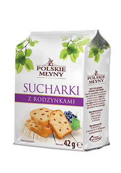 Sucharki z rodzynkami