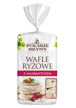 Wafle ryżowe z amarantusem