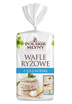 Wafle ryżowe z solą morską